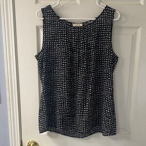 LOFT Monochrome Patterned Blouse